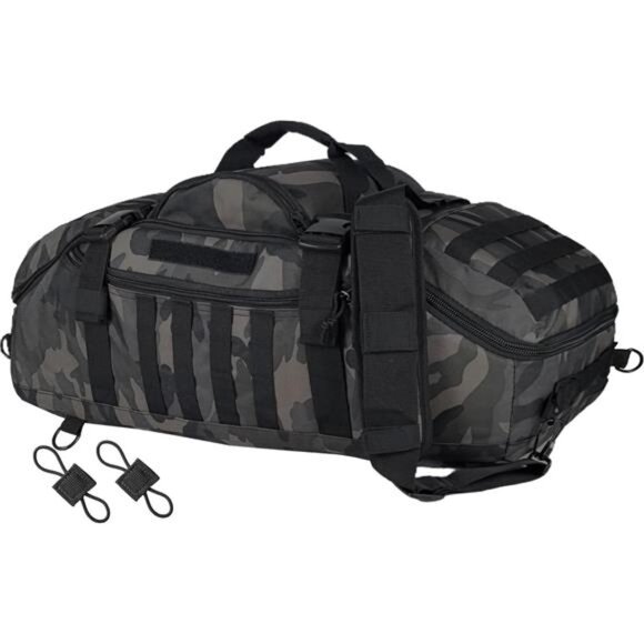 65L Large Travel Duffle Bag Military Tactical Backpack, Army Assault Pack Bug - Picture 1 of 7